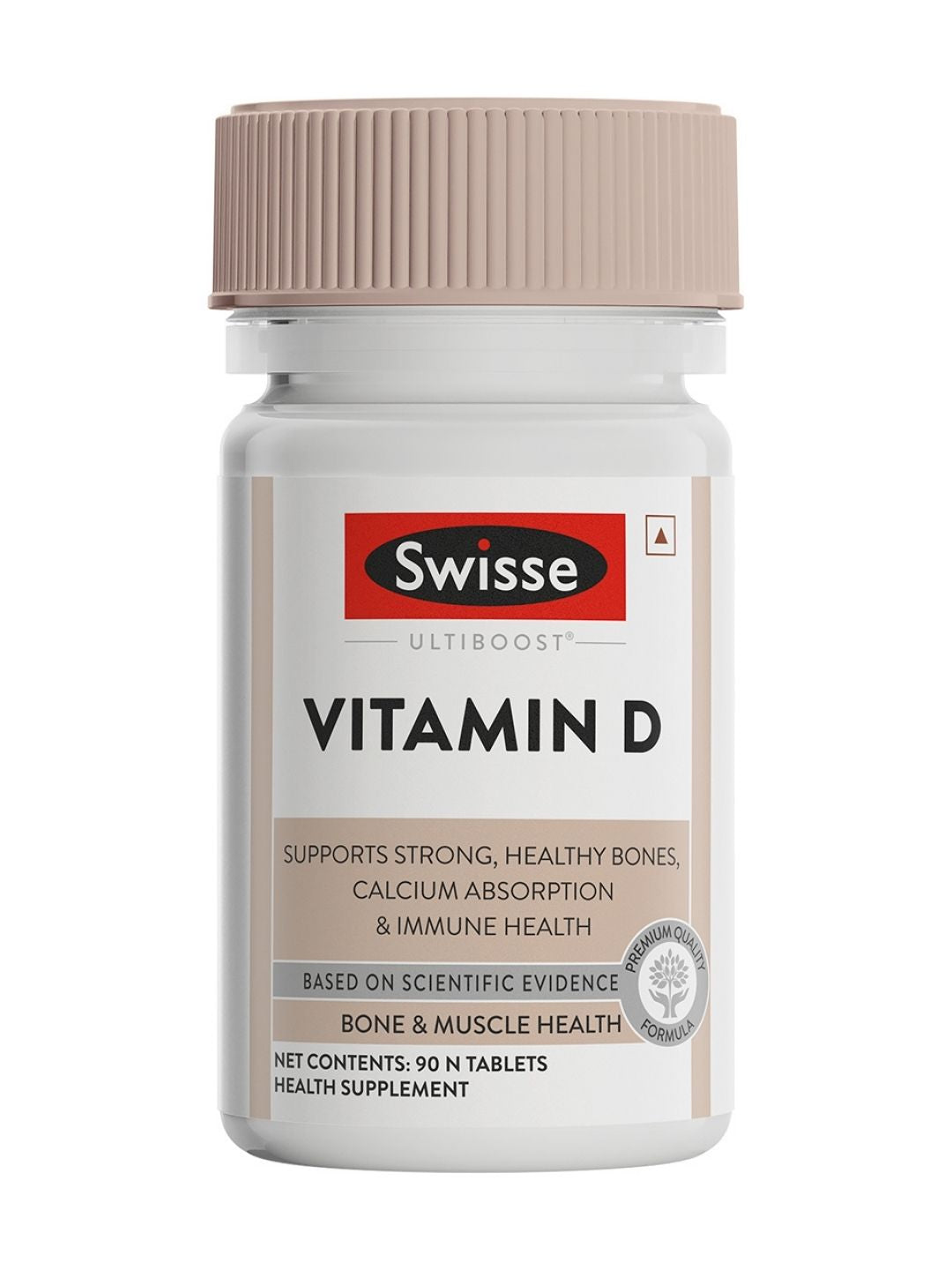 Swisse Vitamin D3 10mcg (Colecalciferol) for Calcium Absorption to Bones (90 Tablets)