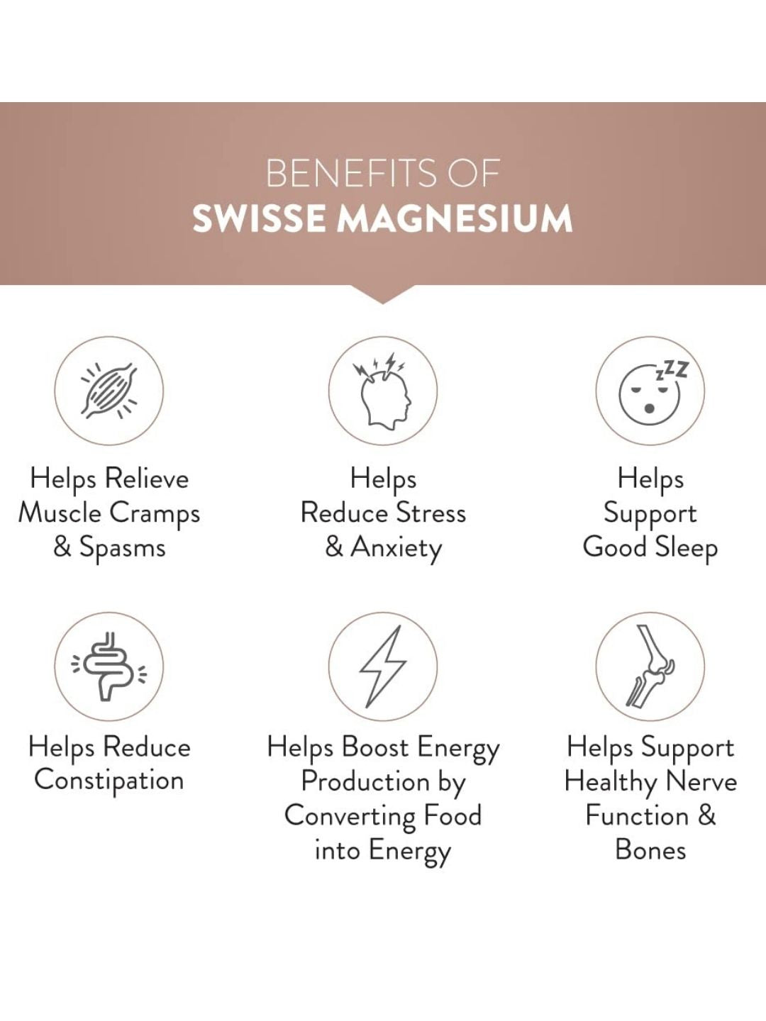 Swisse Magnesium for Relaxing, Calming & Muscle Regenerative Sleep (60 Tablets)