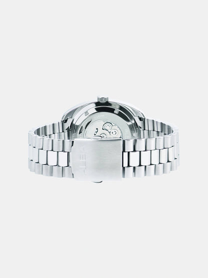 Mechanical Round Black Dial Analog Watch - AL4819X1
