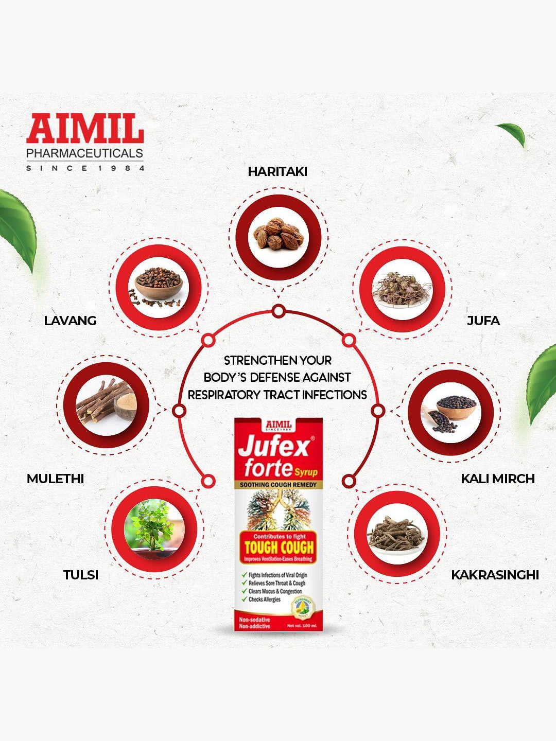Aimil Jufex Syrup 100 ml