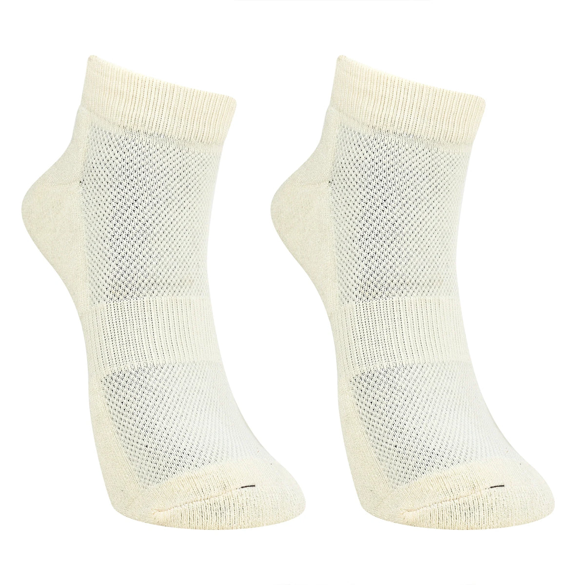 Bamboology Gray & White Ultra Soft Ankle Length Socks (Pack of 2)