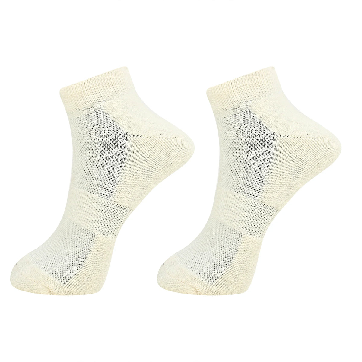 Bamboology Gray & White Ultra Soft Ankle Length Socks (Pack of 2)