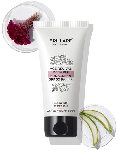 Brillare Age Revival Invisible Sunscreen Spf 50 (50g)