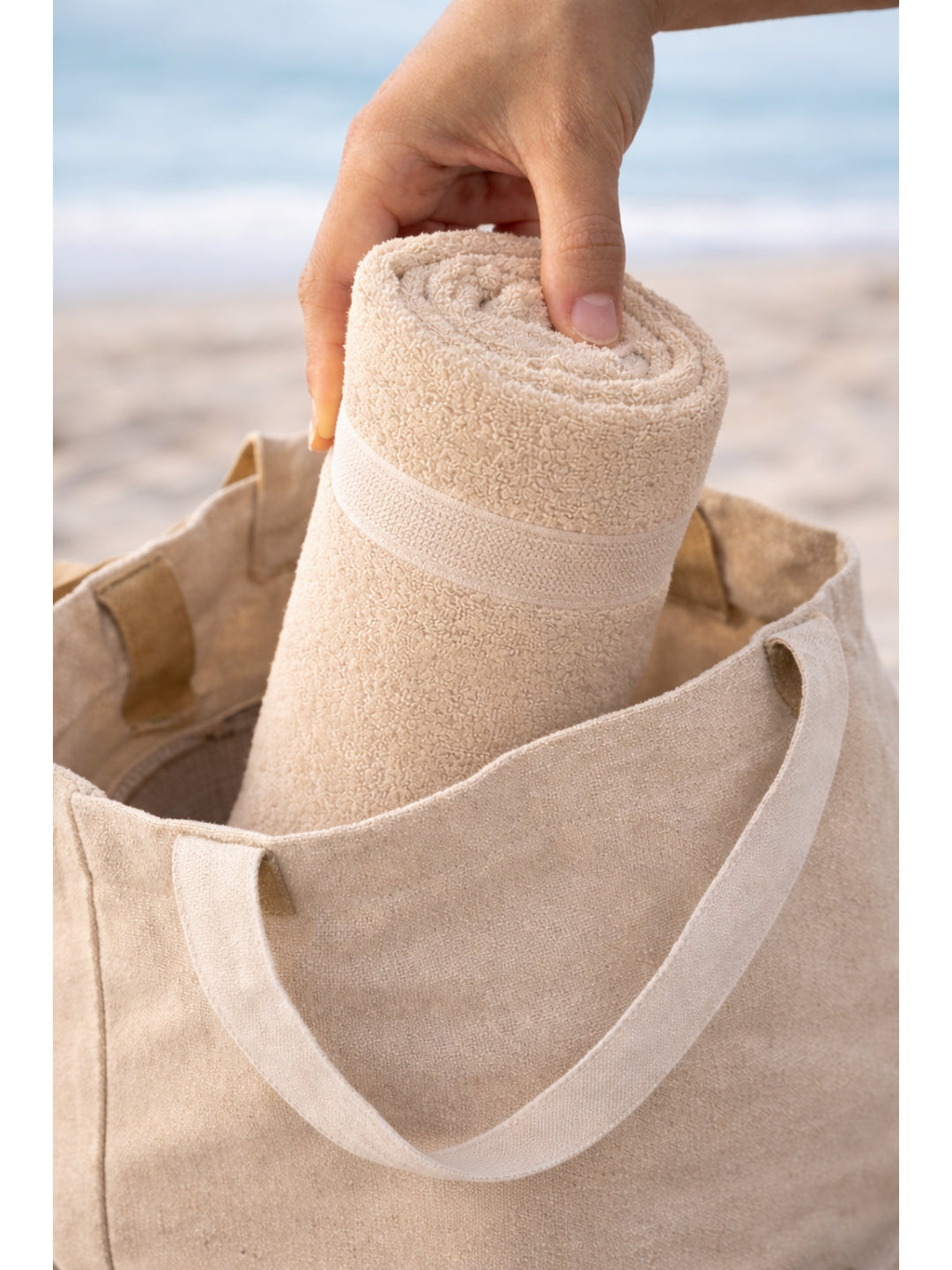 Bamboology Beige Luxuriously Soft Bath Towel