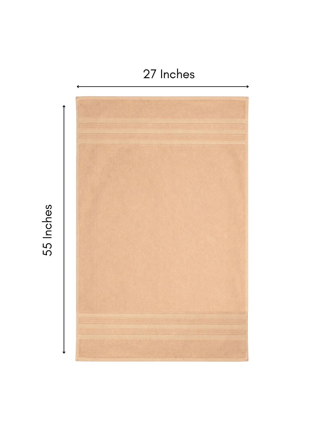 Bamboology Beige Luxuriously Soft Bath Towel