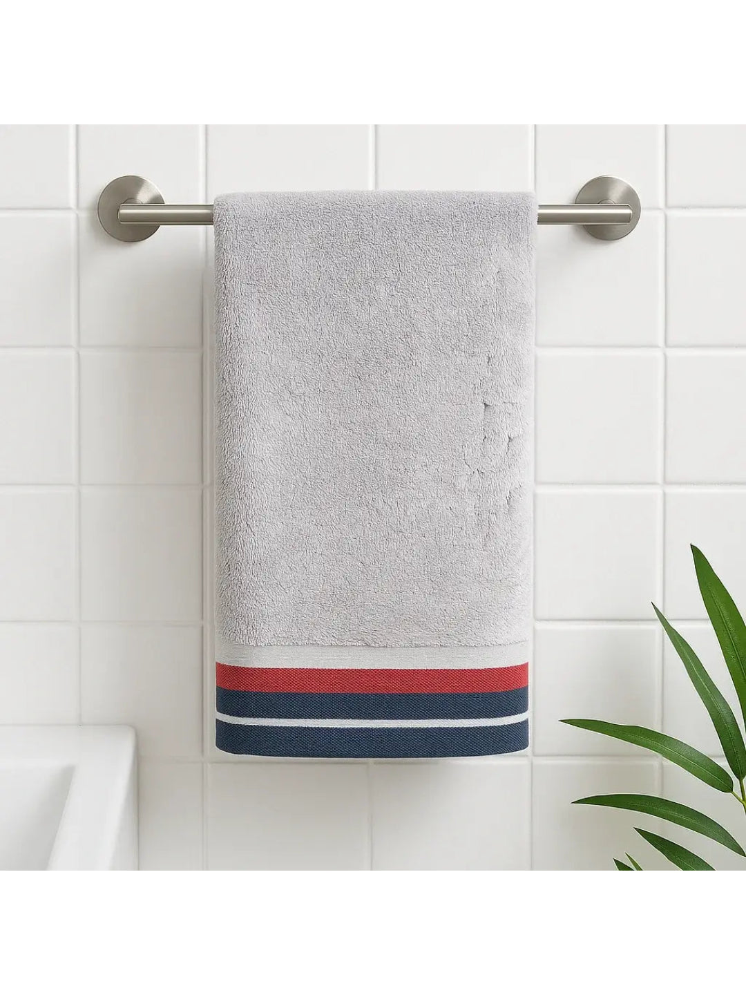 Bamboology Gray Ultra Soft Quick Dry Bath Towel