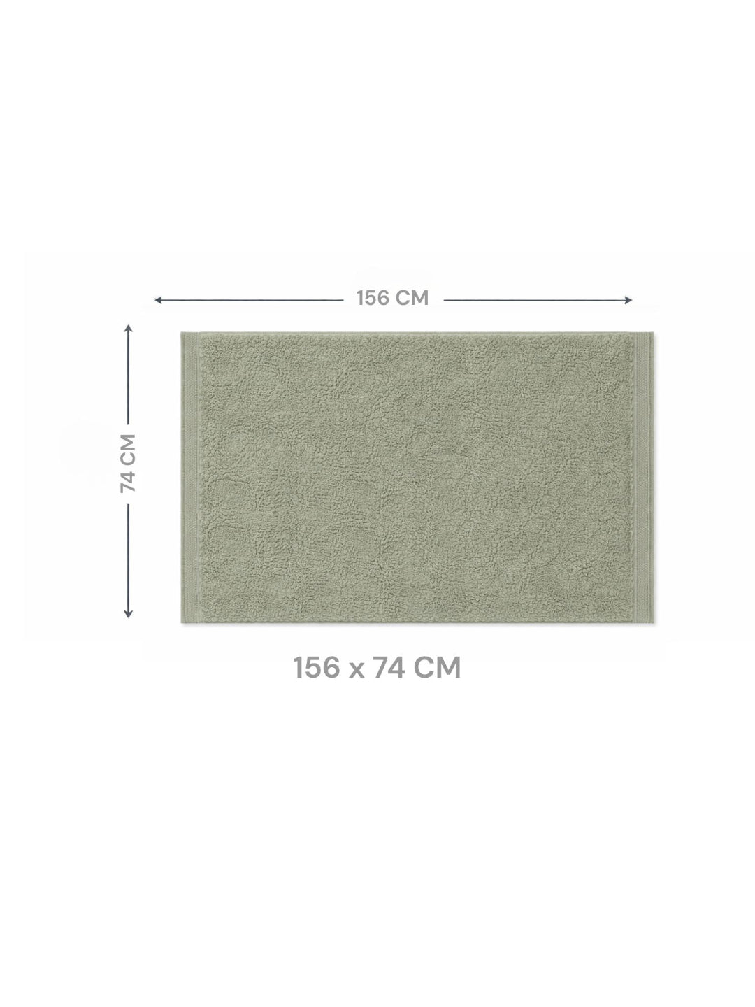 Bamboology Green & Rust Ultra Soft Bath Towel Pack of 2