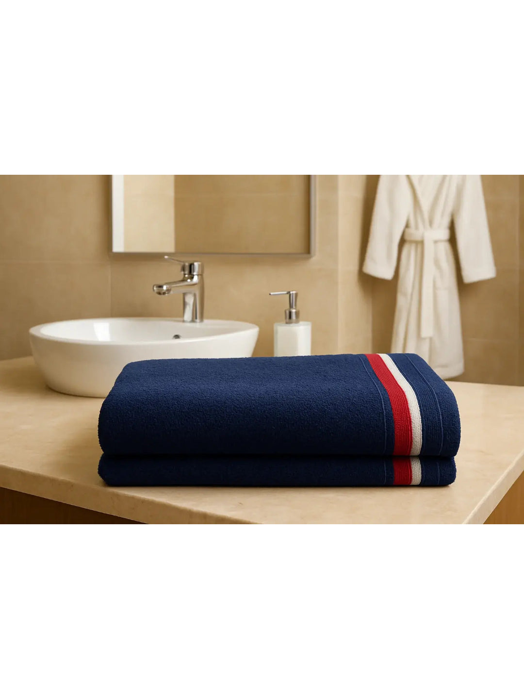 Bamboology Navy Ultra Soft Quick Dry Bath Towel