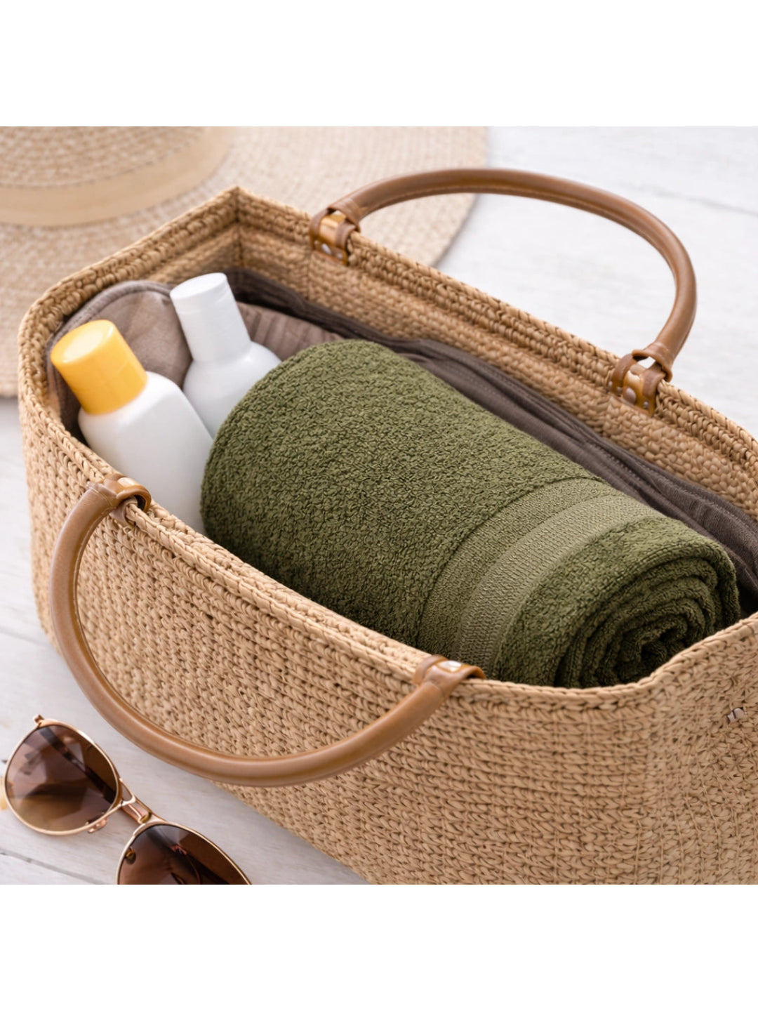 Bamboology Camouflage Green Ultra Soft Quick Dry Bath Towel