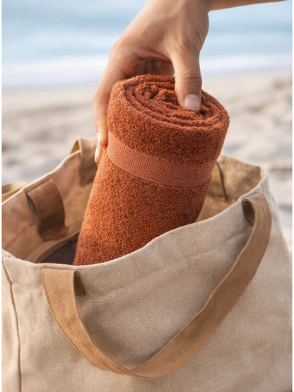 Bamboology Rust Red Ultra Soft Quick Dry Bath Towel