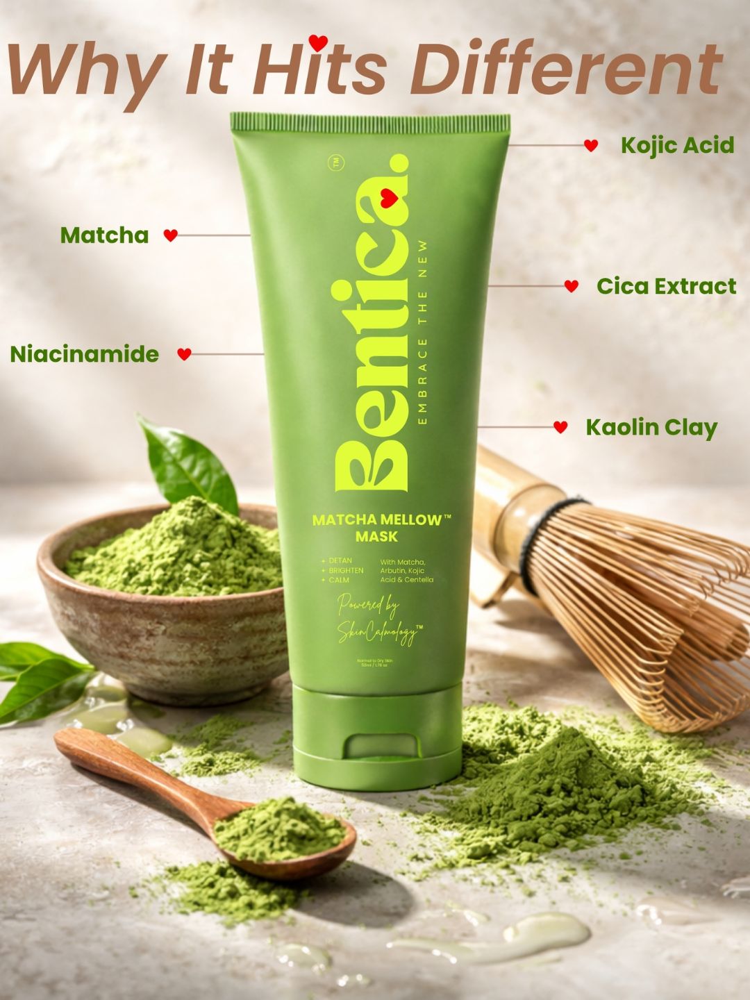 Test Bentica Matcha Mellow Mask (50ml)