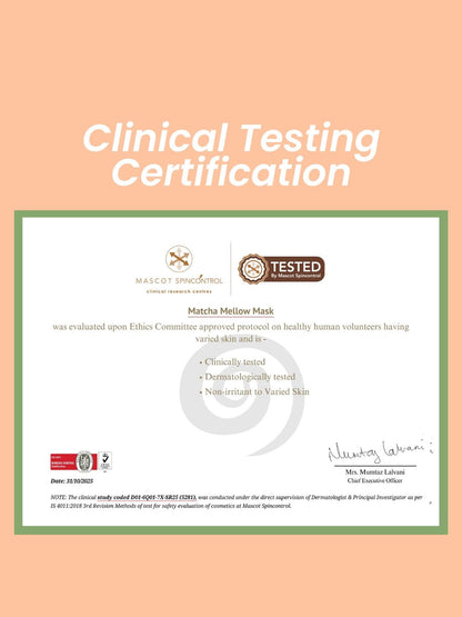 Test Bentica Matcha Mellow Mask (50ml)
