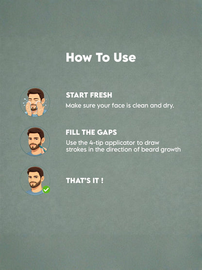 Hues for Him Beard Fill & Grow