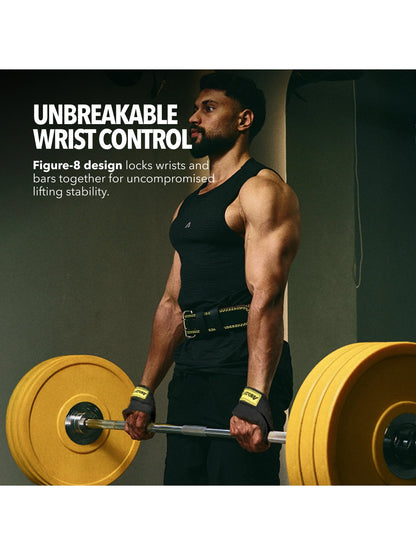 Boldfit Eight Lifting Strap - Black