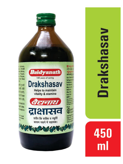 Baidyanath Drakshasav Liquid 450 ml
