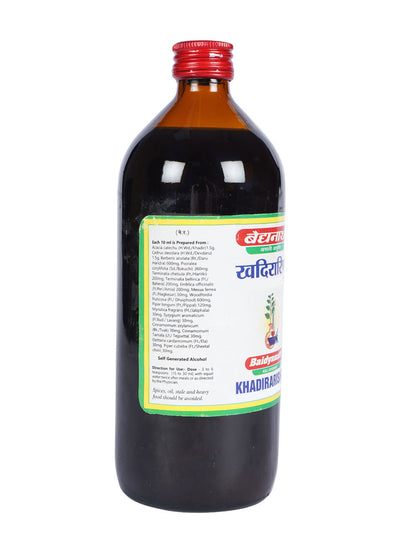 Baidyanath Jhansi Khadirarishta Kadha 680ml