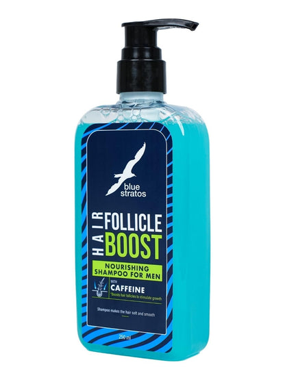 Blue Stratos Hair Follicle Boost Nourishing Shampoo for Men  (250ml)