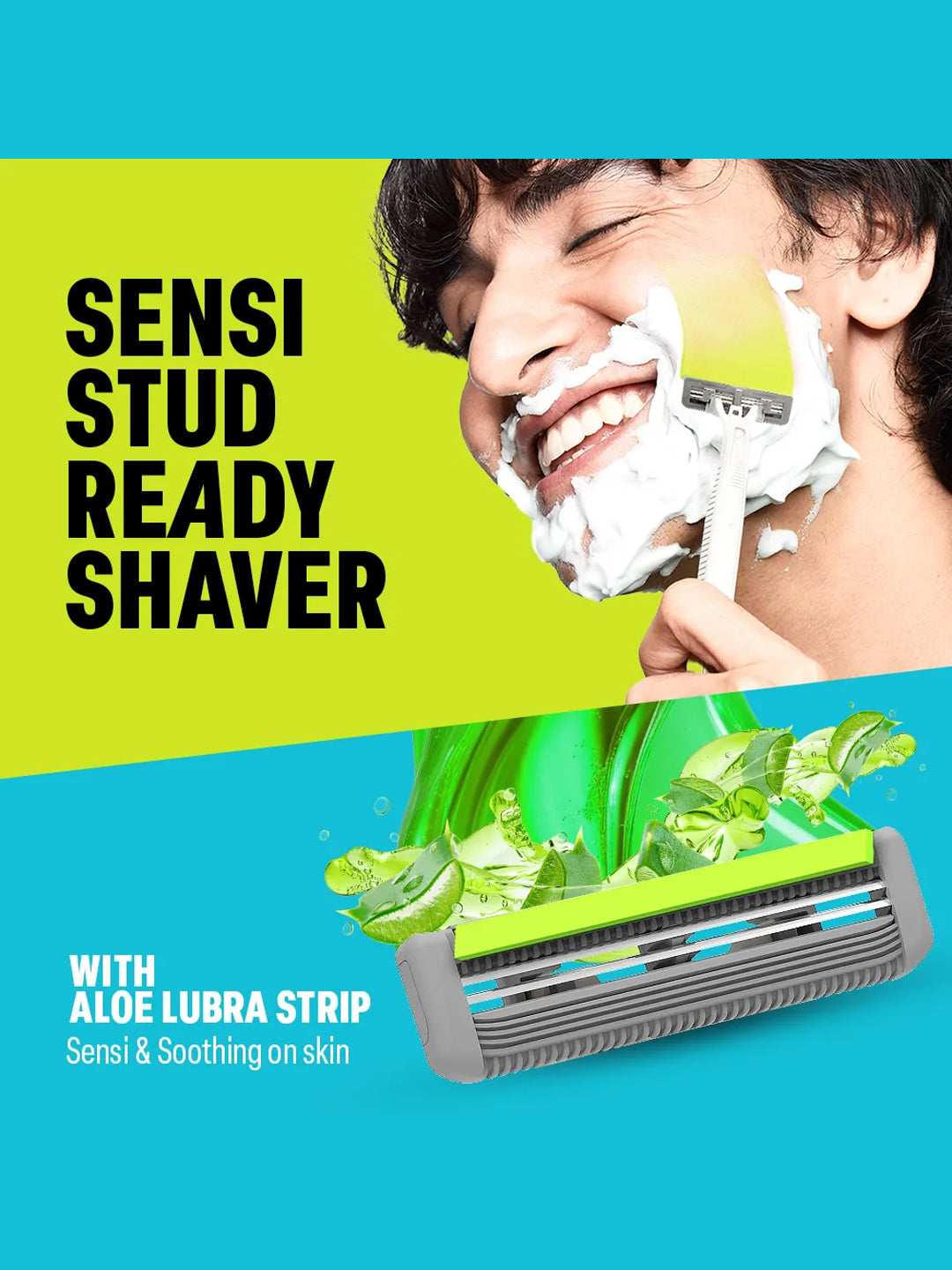 Bombay Shaving Company Sensi Stud Twin Blade Disposable Razors (Pack of 5)