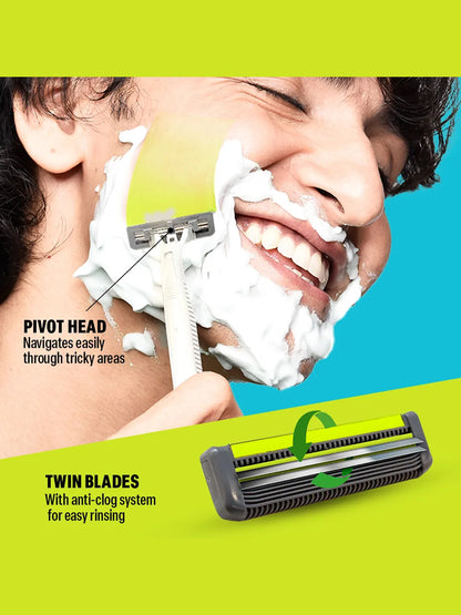 Bombay Shaving Company Sensi Stud Twin Blade Disposable Razors (Pack of 5)