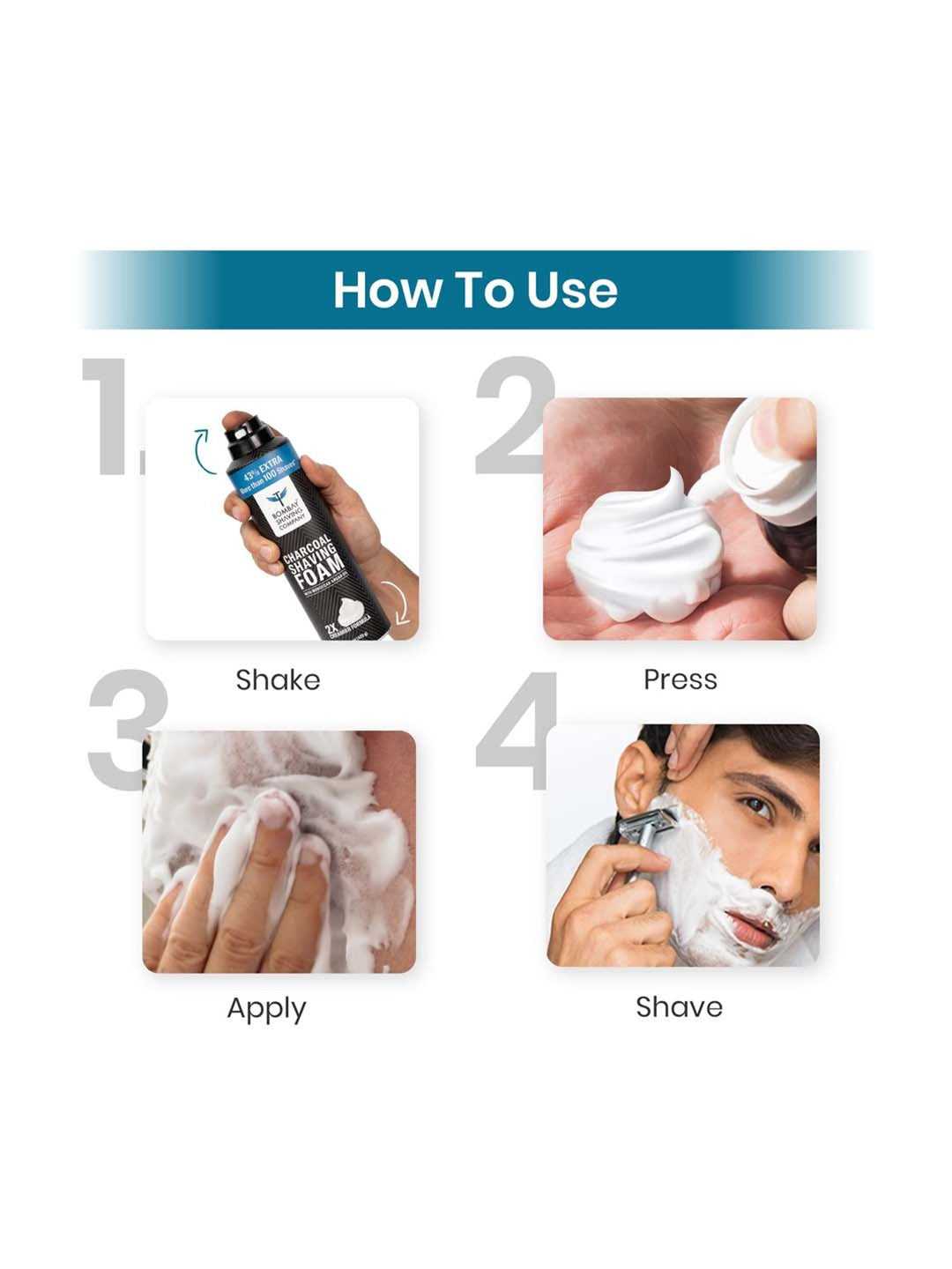 Bombay Shaving Company Charcoal Shaving Foam
