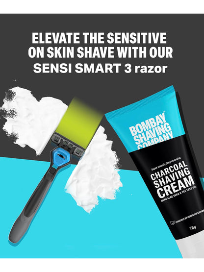 Bombay Shaving Company Charcoal Shaving Cream (78g)