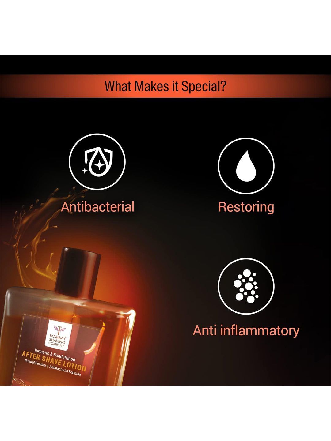 Bombay Shaving Company Turmeric & Sandalwood After Shave Lotion (100ml)