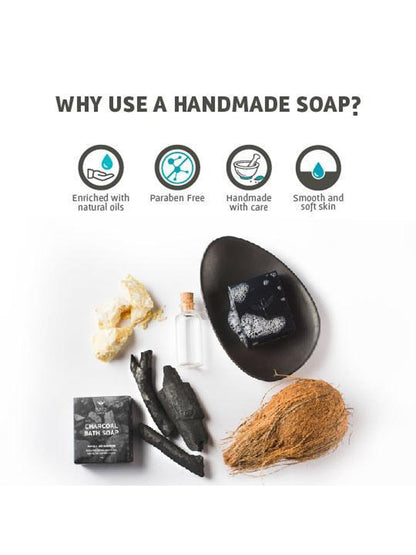 Bombay Shaving Company Charcoal Bath Soap (125g)