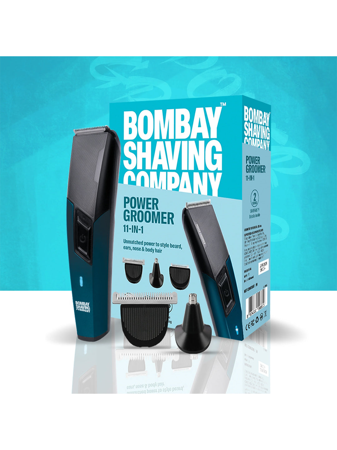 Bombay Shaving Company Power Groomer 11-in-1 Multi Grooming Kit