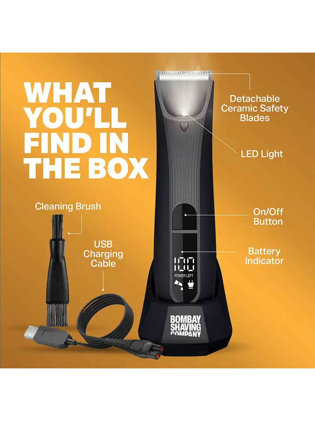 Bombay Shaving Company Landscaper Pubic Hair Trimmer