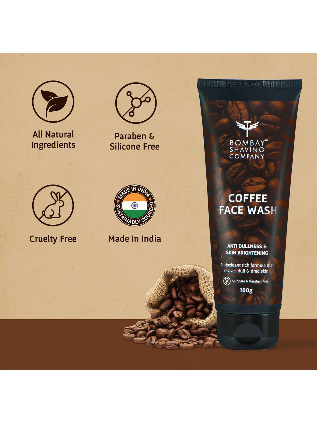 Bombay Shaving Company Coffee Face Wash