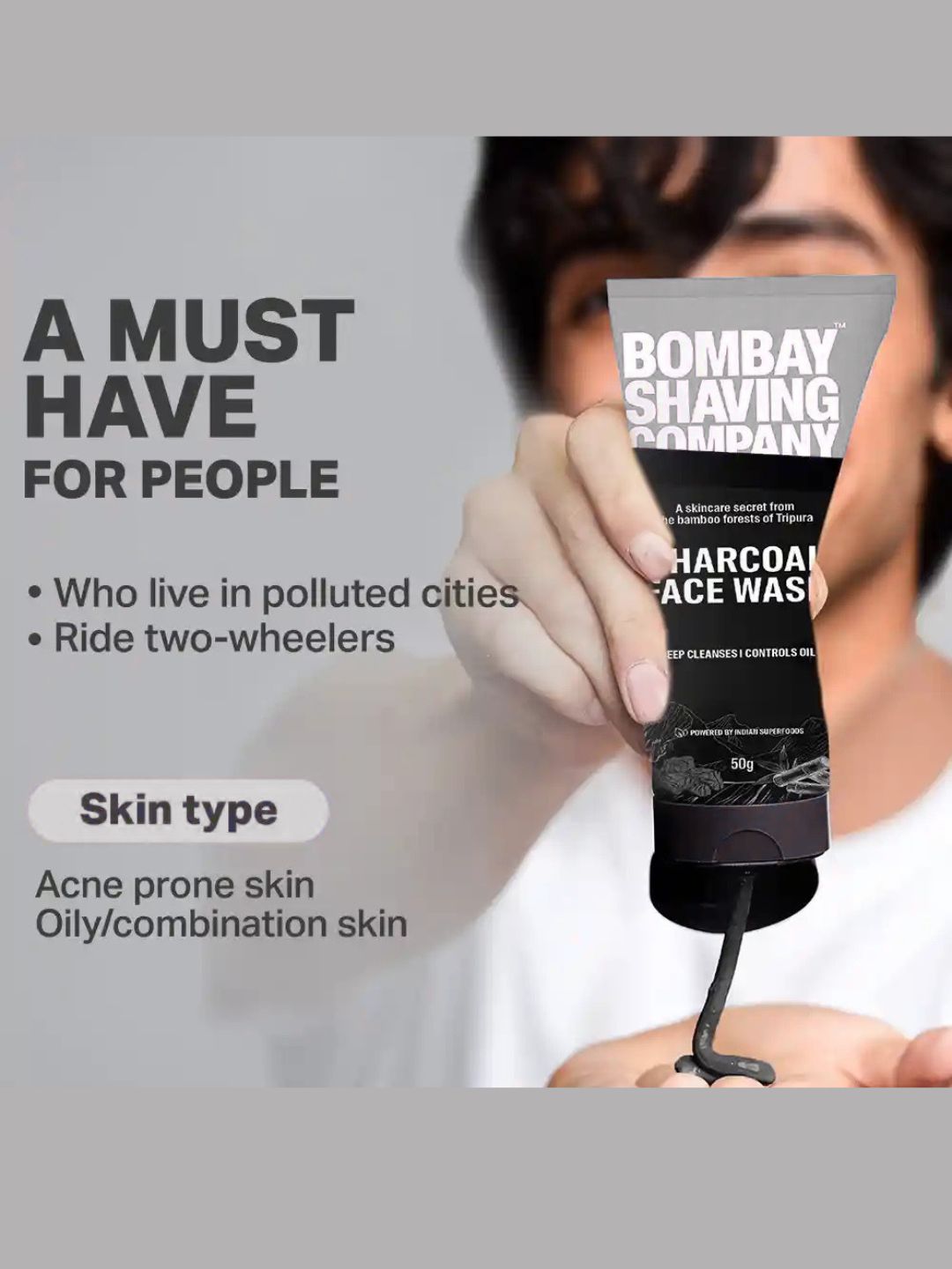 Bombay Shaving Company Charcoal Face Wash