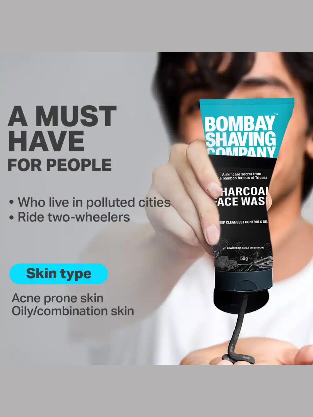 Bombay Shaving Company Charcoal Face Wash