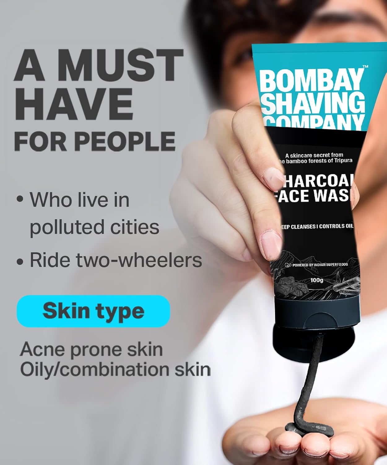 Bombay Shaving Company Charcoal Face Wash
