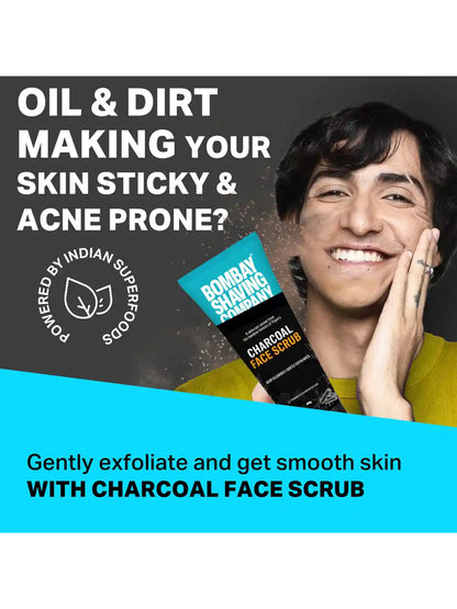 Bombay Shaving Company Charcoal Face Scrub (100g)