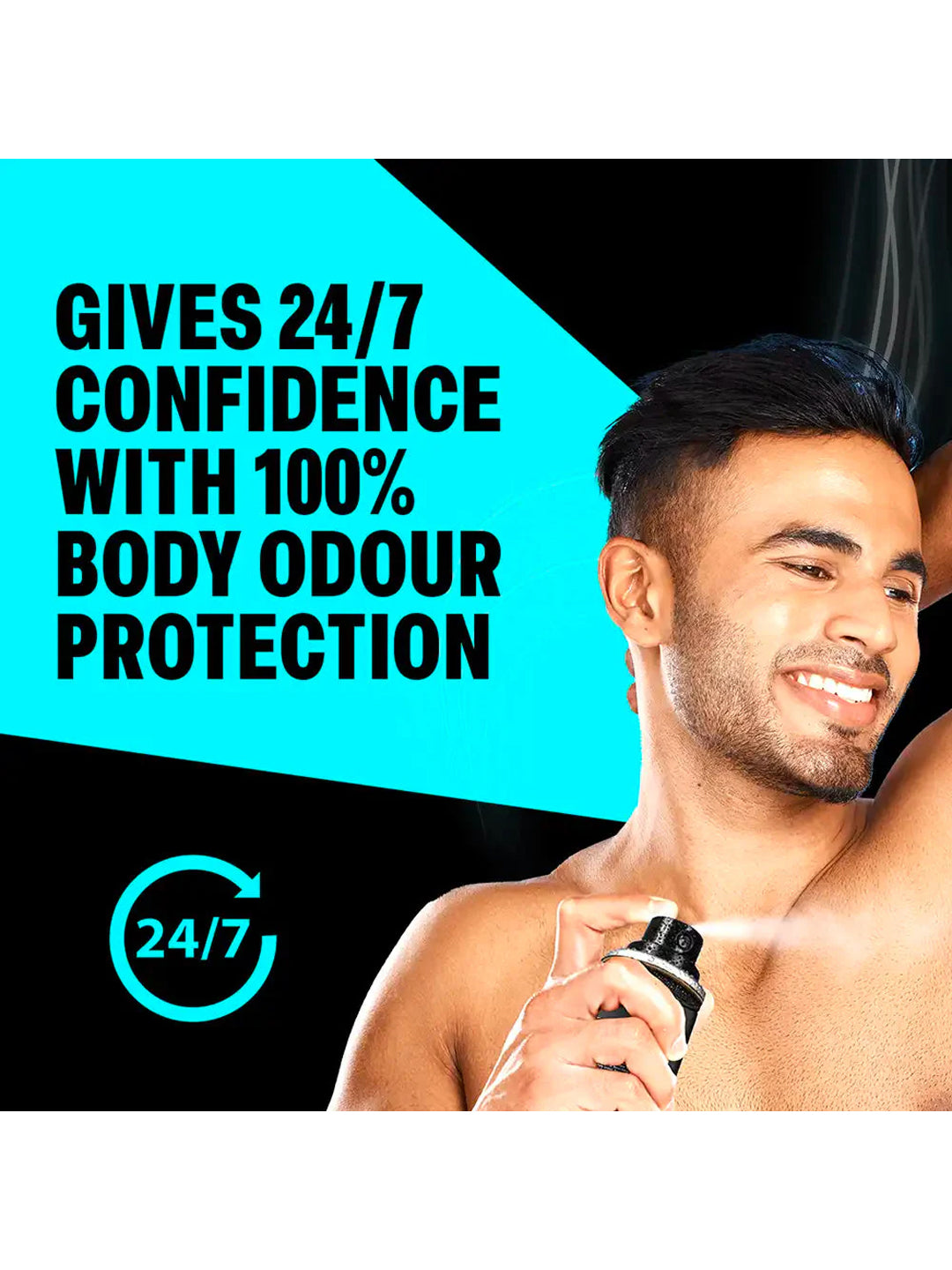 Bombay Shaving Company Black Vibe Deodorant Spray 150ml (Pack of 2)