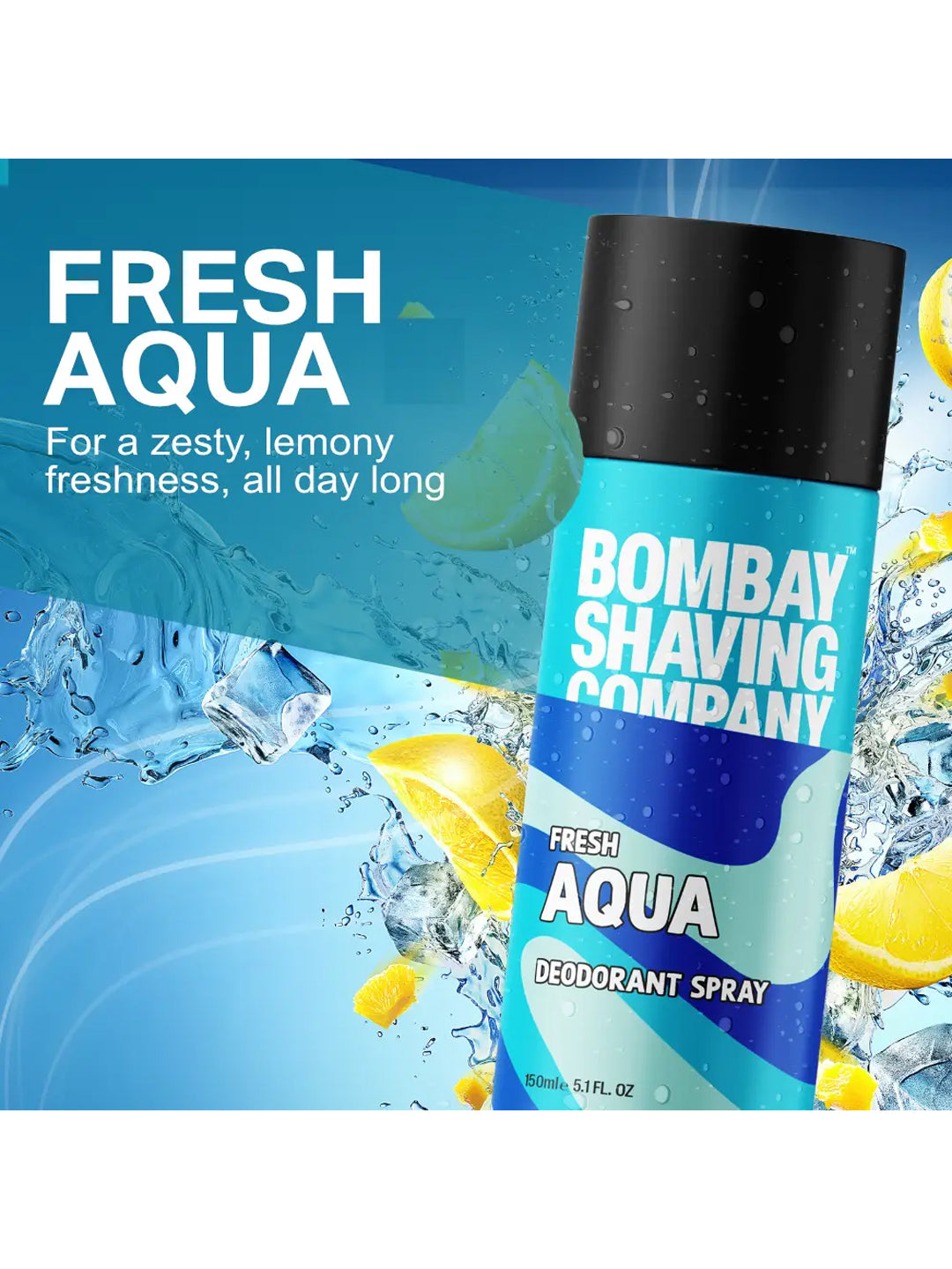 Bombay Shaving Company Aqua Deodorant Spray (150ml)