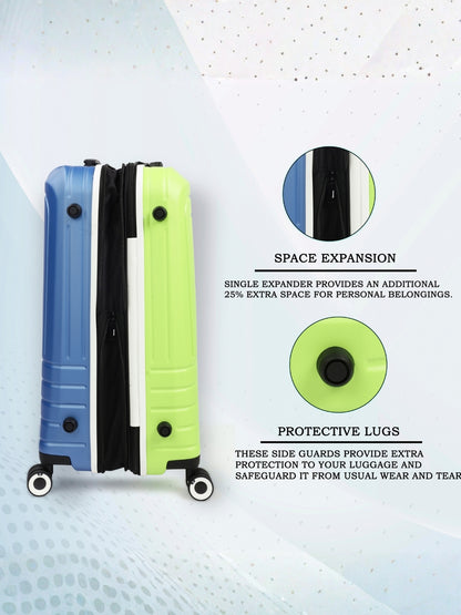 it luggage Convolved Blue Lime Cabin 20 Inches Trolley Bag