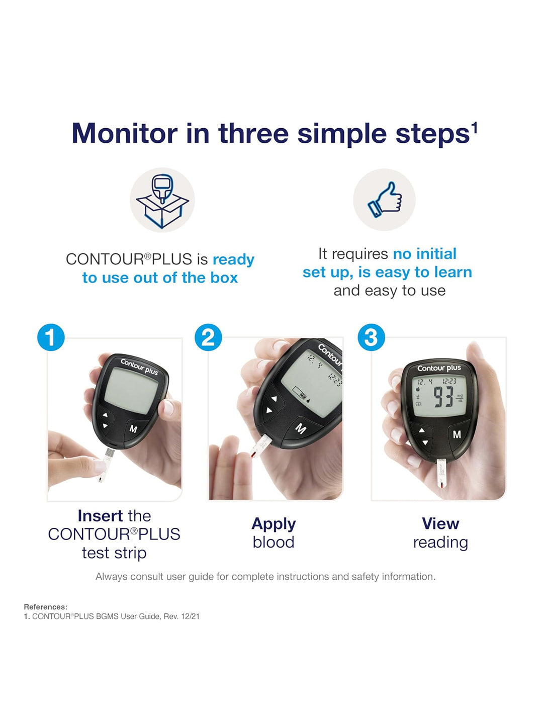 Contour Plus Glucometer Device 1 Unit