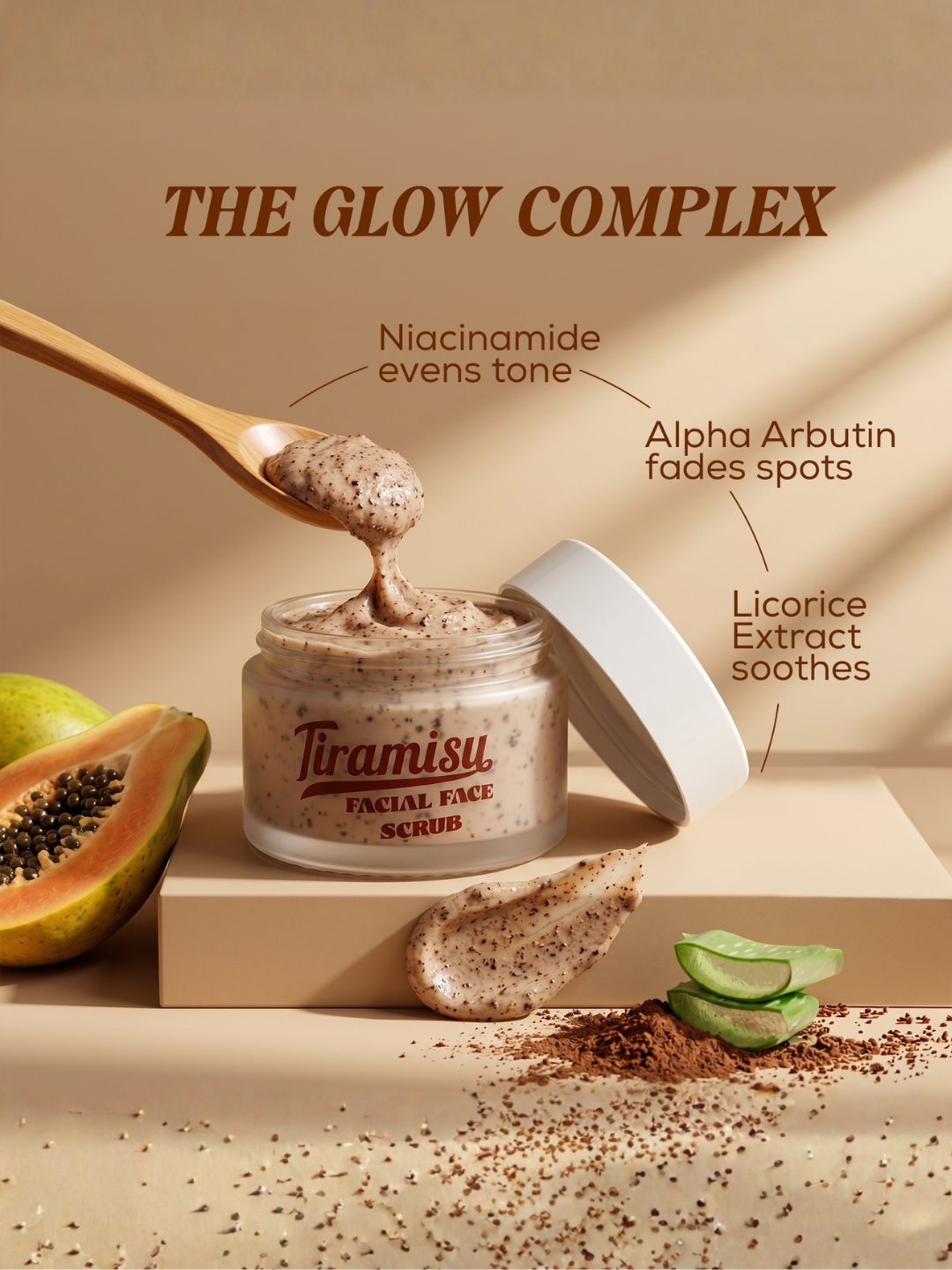 Crystal Clear Tiramisu Facial Scrub (50 g)