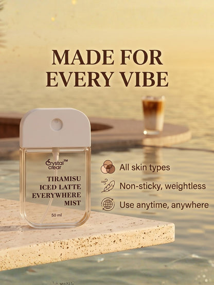 Crystal Clear Tiramisu Iced Latte Everywhere Mist (50 ml)
