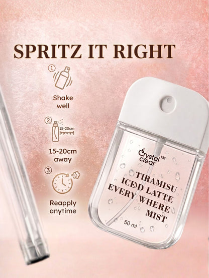 Crystal Clear Tiramisu Iced Latte Everywhere Mist (50 ml)