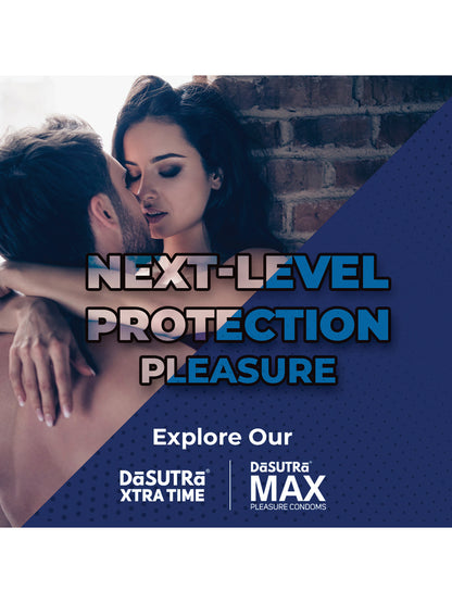 DaSutra Wet & Wild 3-in-1 Ribbed-Contour-Dotted Pineapple Flavoured Condoms
