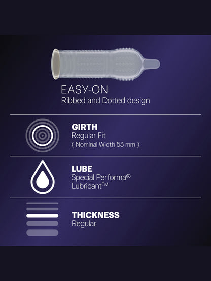 Durex Mutual Climax Condoms (3 in each pack)