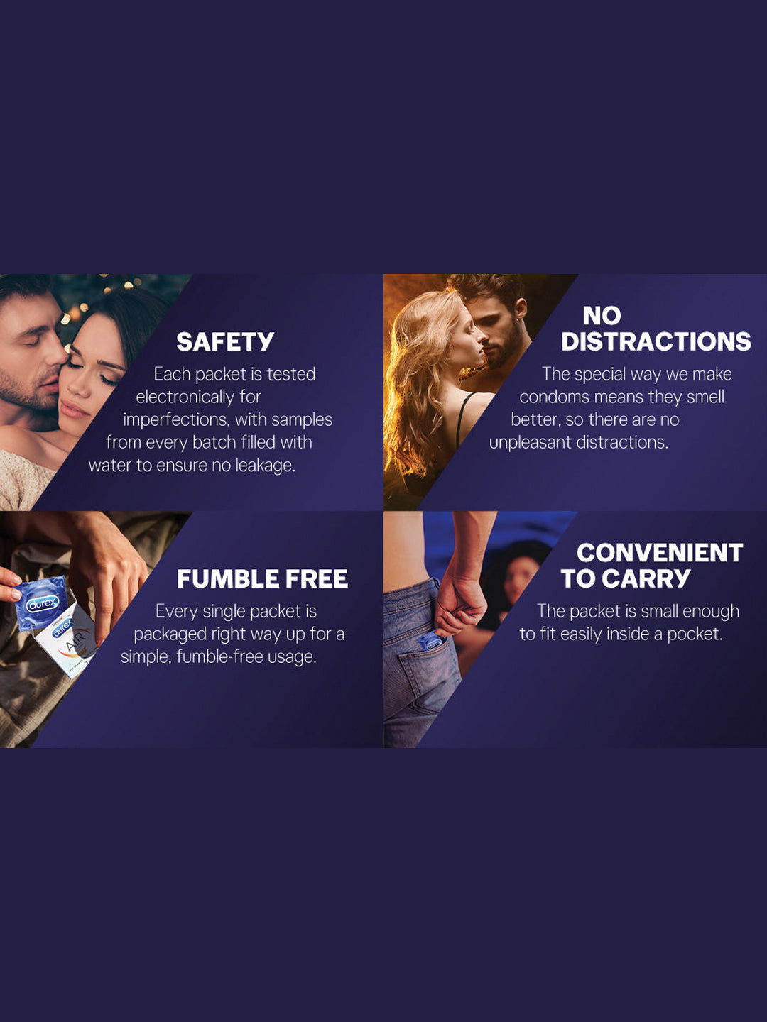 Durex Mutual Climax Condoms (3 in each pack)