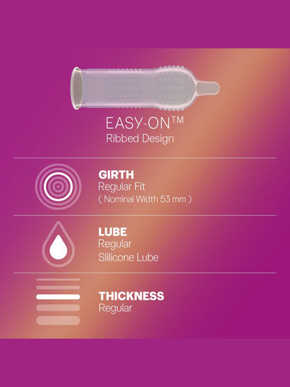 Durex Extra Ribbed Condoms