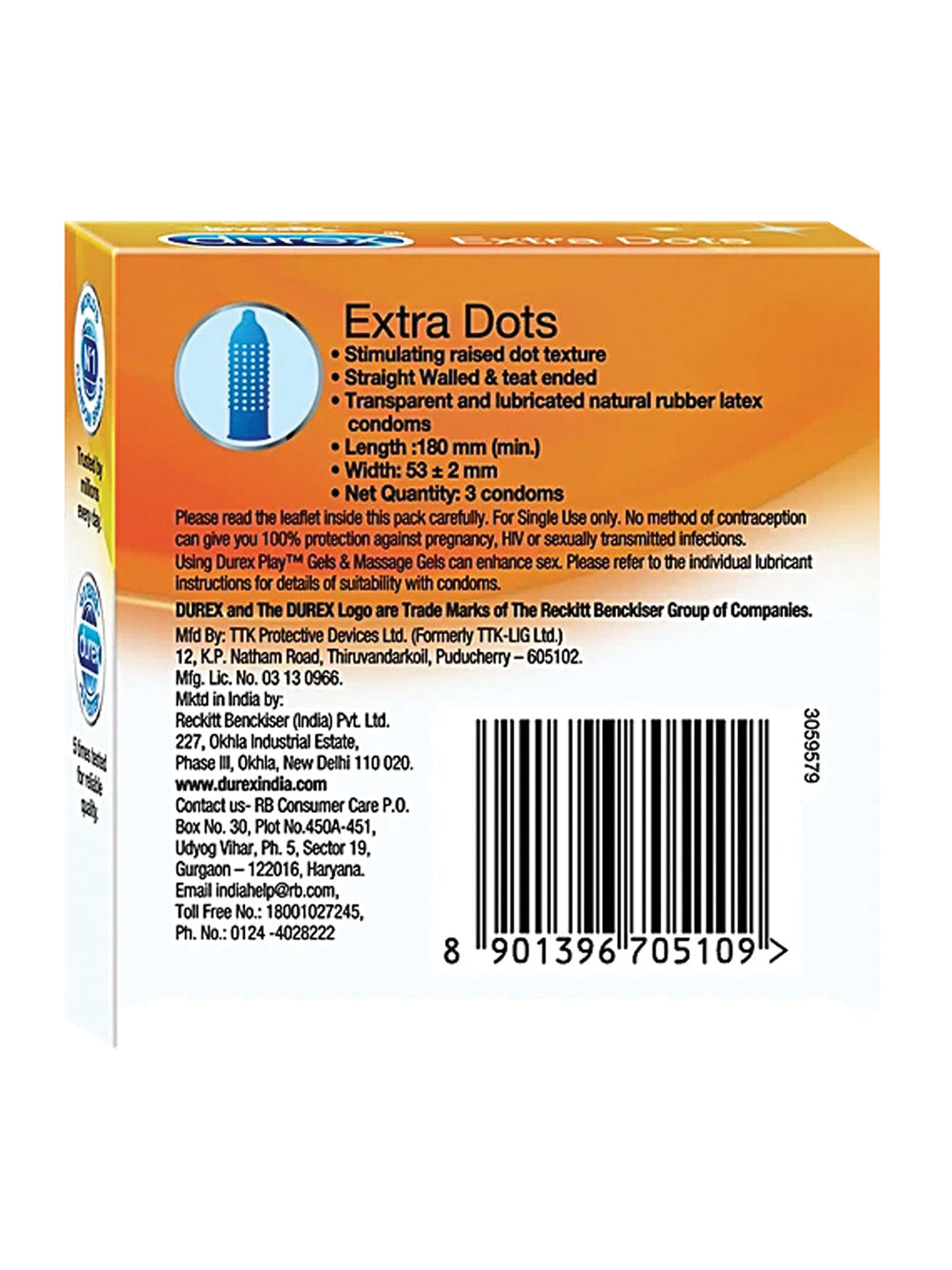 Durex Extra var test