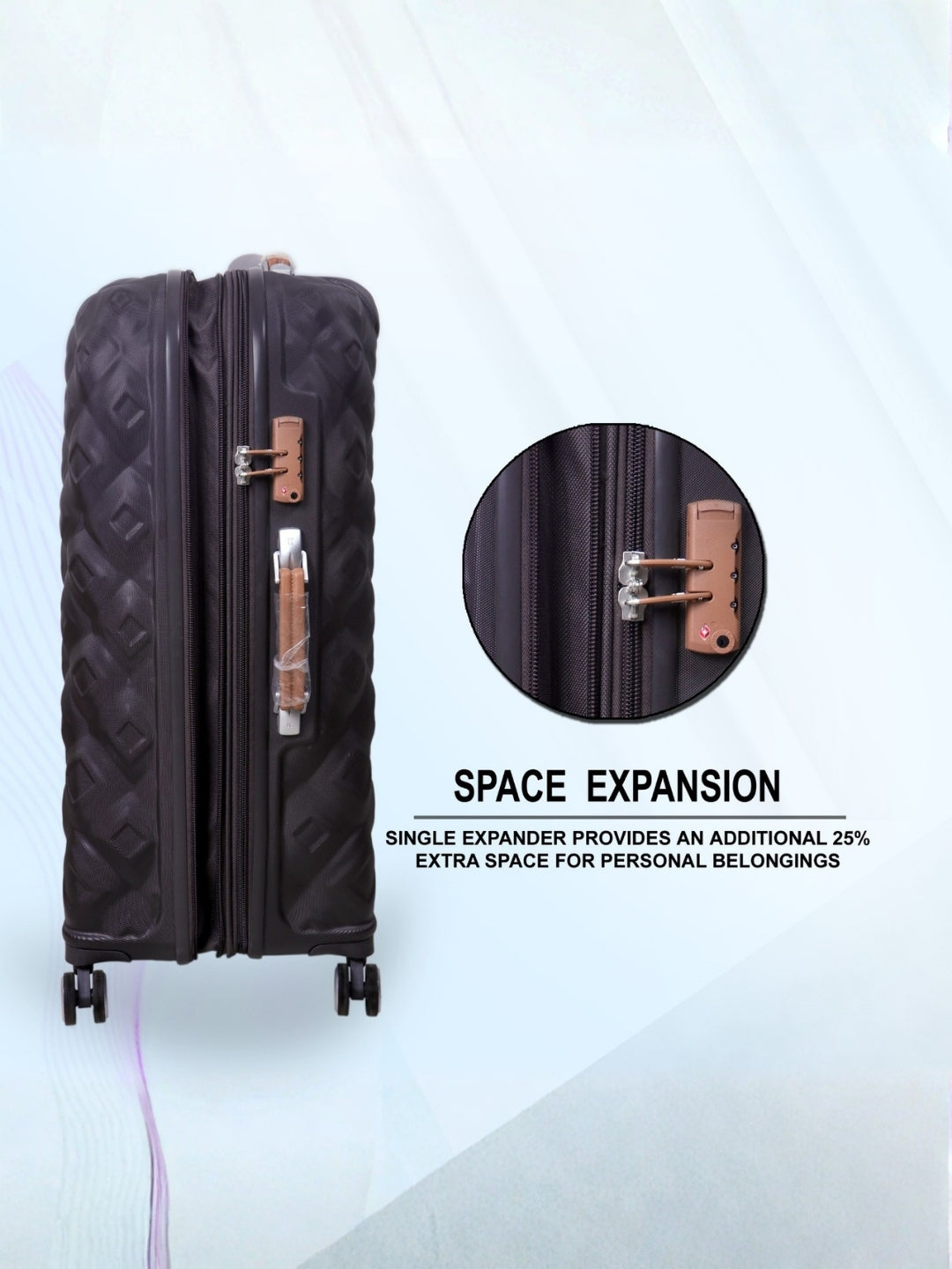 it luggage Embellish Brown Cabin 20 Inches Trolley Bag