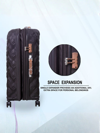 it luggage Embellish Brown Cabin 20 Inches Trolley Bag