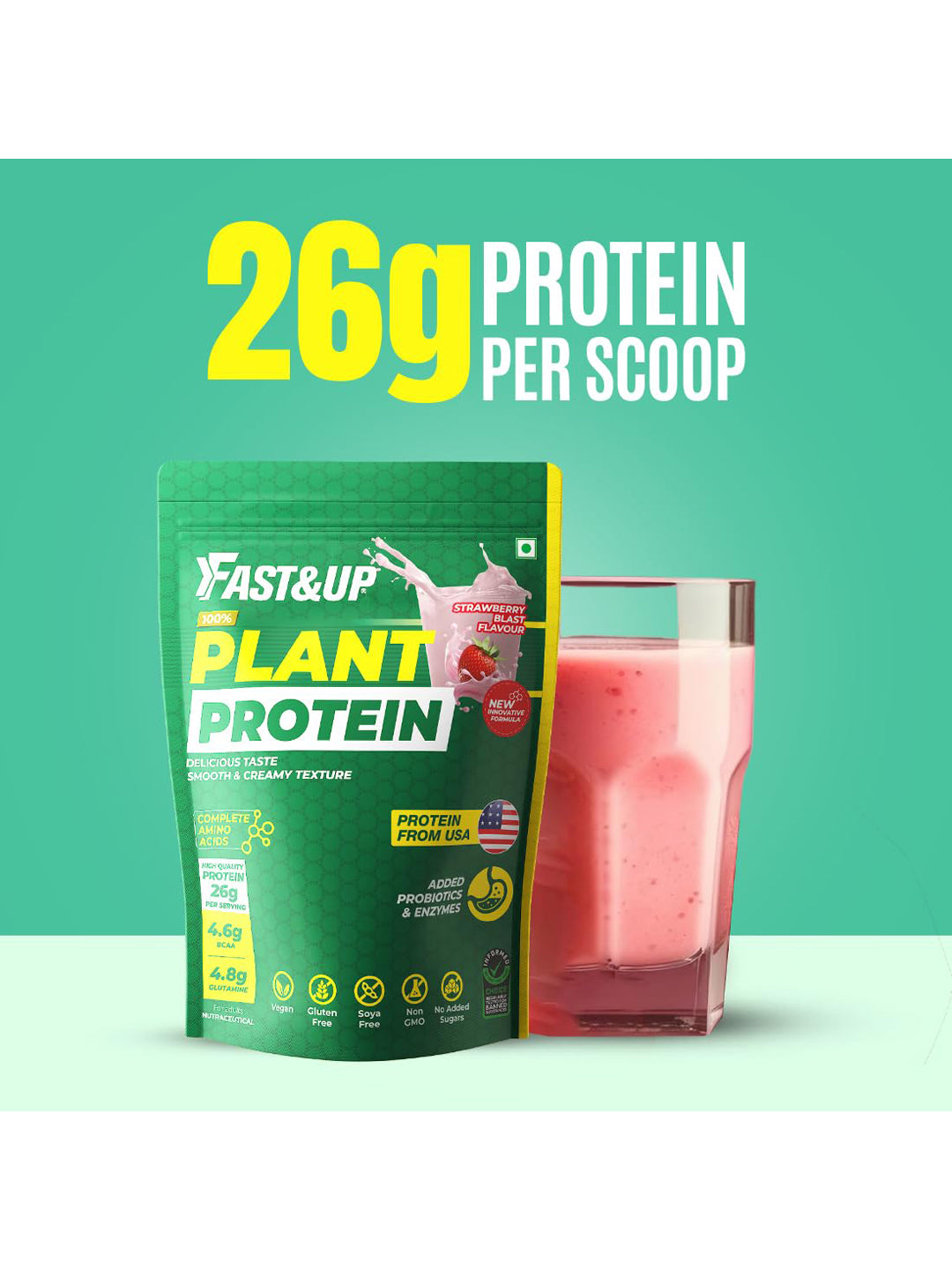 Fast&Up Plant Protein Powder