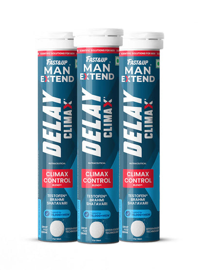 Fast&Up Man Extend Effervescent 60 Tablets (Pack of 3)